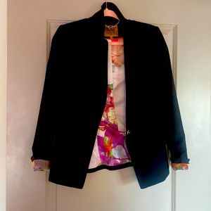 Ted baker floral blazer